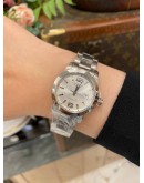 (BRAND NEW) 2025 LONGINES CONQUEST LADY REF L3.376.4.76.6 SILVER DIAL 29.5MM QUARTZ WATCH -FULL SET-