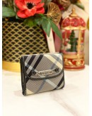 BURBERRY BLUE LABEL PLAID PRINT FRENCH WALLET