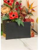 VERSACE GIANNI MEDUSA BLACK LEATHER CLUTCH