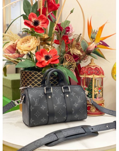 LOUIS VUITTON KEEPALL XS IN MONOGRAM ECLIPSE REVERSE