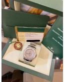 (LIKE NEW) 2015 ROLEX YACHT-MASTER REF 168622 SILVER DIAL 35MM AUTOMATIC WATCH -FULL SET-