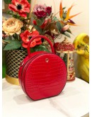 KATE SPADE EMBOSSED LEATHER SHINNY BAG WITH STRAP