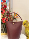 Longchamp Épure Logo Embossed Small Bucket Bag