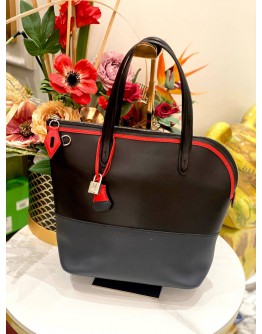 2019 HERMES TRANSAT SAILOR BAG IN BLACK/ BLEU NUIT/ ROUGE EVERCOLOR AND SWIFT LEATHER -FULL SET-