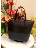 2019 HERMES TRANSAT SAILOR BAG IN BLACK/ BLEU NUIT/ ROUGE EVERCOLOR AND SWIFT LEATHER -FULL SET-