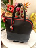 2019 HERMES TRANSAT SAILOR BAG IN BLACK/ BLEU NUIT/ ROUGE EVERCOLOR AND SWIFT LEATHER -FULL SET-