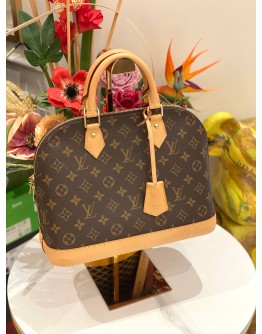 (LIKE NEW) LOUIS VUITTON ALMA MM MONOGRAM CANVAS
