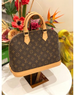(LIKE NEW) LOUIS VUITTON ALMA MM MONOGRAM CANVAS