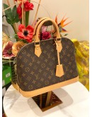 (LIKE NEW) LOUIS VUITTON ALMA MM MONOGRAM CANVAS