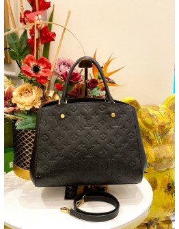 LOUIS VUITTON MONTAIGNE MM MONOGRAM EMPREINTE LEATHER BAG