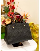 LOUIS VUITTON MONTAIGNE MM MONOGRAM EMPREINTE LEATHER BAG
