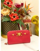 VERSACE MEDUSA DARK PINK LONG WALLET