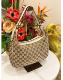 (LIKE NEW) GUCCI CHARMY HOBO GG CANVAS SHOULDER BAG