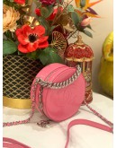 (LIKE NEW) CHANEL ROUND AS EARTH COCO MARK CHAIN HANDBAG PATENT LEATHER