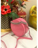 (LIKE NEW) CHANEL ROUND AS EARTH COCO MARK CHAIN HANDBAG PATENT LEATHER