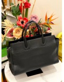 YSL SAINT LAURENT CABAS RIVE GAUCHE GRAINED CALFSKIN LEATHER BAG