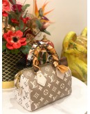 (LIKE NEW) LOUIS VUITTON MONOGRAM SPEEDY BANDOULIERE 20 KAKI BEIGE CREAM