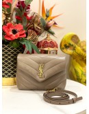 (LIKE NEW) YEAR 2022 YSL SAINT LAURENT MATELASSE CALFSKIN LEATHER TOY LOULOU CROSSBODY BAG