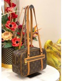(LIKE NEW) LOUIS VUITTON CITE MM MONOGRAM CANVAS SHOULDER BAG