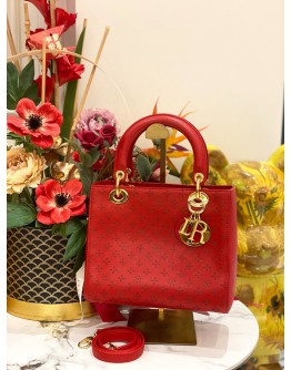 (PRELOVED) CHRISTIAN DIOR LADY DIOR LASER CUT 