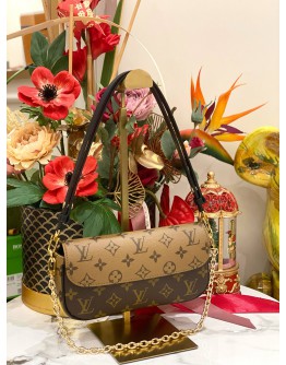 (UNUSED) LOUIS VUITTON WALLET ON CHAIN IVY MONOGRAM REVERSE CANVAS