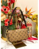 (UNUSED) LOUIS VUITTON WALLET ON CHAIN IVY MONOGRAM REVERSE CANVAS