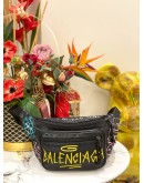 BALENCIAGA GRAFFITI EXPLORER BELT BAG 