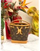 (BRAND NEW) LOUIS VUITTON NANO NOE MONOGRAM CANVAS WITH REMOVABLE STRAP