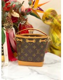 (BRAND NEW) LOUIS VUITTON NANO NOE MONOGRAM CANVAS WITH REMOVABLE STRAP