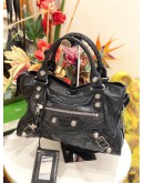 BALENCIAGA CLASSIC CITY GIANT 21 BLACK LEATHER