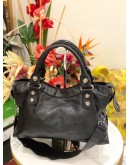 BALENCIAGA CLASSIC CITY GIANT 21 BLACK LEATHER