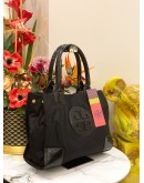 TORY BURCH ELLA TOTE BAG IN BLACK