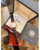 (UNUSED) 2022 LONGINES PRESENCE 18K 750 ROSE GOLD REF L4.905.1.11.2 WHITE ROMAN NUMERALS DIAL 38.5MM AUTOMATIC WATCH -FULL SET- 
