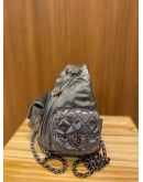 CHANEL MINI SILVER SPLIT-UP BACKPACK SHW