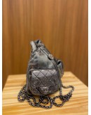 CHANEL MINI SILVER SPLIT-UP BACKPACK SHW