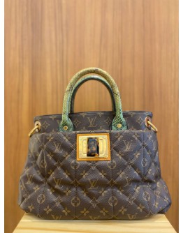 LOUIS VUITTON LIMITED EDITION MONOGRAM CANVAS PYTHON & OSTRICH ETOILE EXOTIQUE TOTE HANDLE BAG