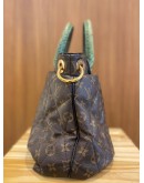 LOUIS VUITTON LIMITED EDITION MONOGRAM CANVAS PYTHON & OSTRICH ETOILE EXOTIQUE TOTE HANDLE BAG