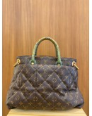 LOUIS VUITTON LIMITED EDITION MONOGRAM CANVAS PYTHON & OSTRICH ETOILE EXOTIQUE TOTE HANDLE BAG