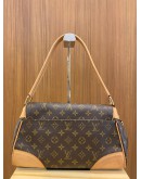 LOUIS VUITTON BEVERLY MM MONOGRAM CANVAS GOLD HARDWARE SHOULDER BAG