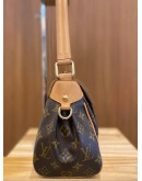 LOUIS VUITTON BEVERLY MM MONOGRAM CANVAS GOLD HARDWARE SHOULDER BAG