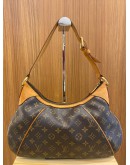 LOUIS VUITTON THAMES GM SHOULDER BAG MONOGRAM LEATHER BROWN