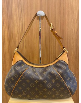 LOUIS VUITTON THAMES GM SHOULDER BAG MONOGRAM LEATHER BROWN