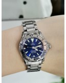 OMEGA SEAMASTER BLUE DIAL LADIES WATCH 29MM QUARTZ