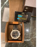 (UNUSED) BREITLING NAVITIMER GMT CHRONOGRAPH BLACK DIAL YEAR 2019 46MM AUTOMATIC WITH ORIGINAL FIRM -FULL SET-