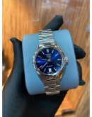 (BRAND NEW) 2023 TAG HEUER CARRERA LADY REF WBN2411 BLUE DIAL 29MM AUTOMATIC WARRANTY UNTIL 2025 -FULL SET-