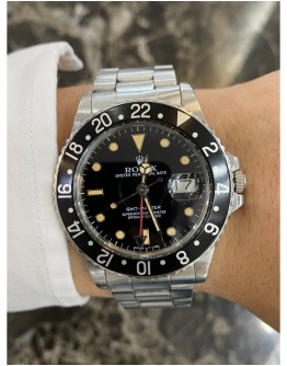 ROLEX GMT MASTER WATCH REF16750 40MM AUTOMATIC