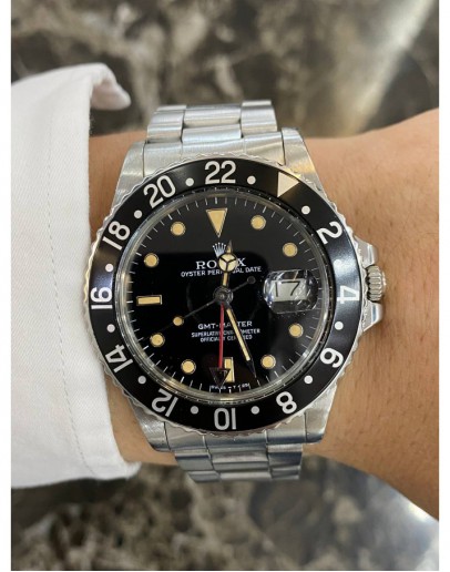 ROLEX GMT MASTER WATCH REF16750 40MM AUTOMATIC