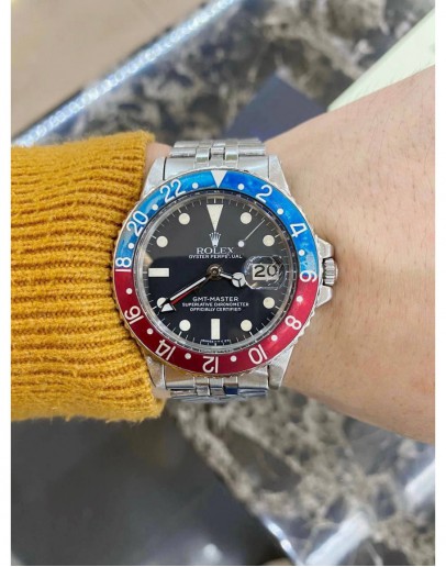 ROLEX GMT MASTER PEPSI WATCH REF1675 40MM AUTOMATIC