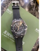 AP AUDEMARS PIGUET ROYAL OAK OFFSHORE CHRONOGRAPH REF 26400AU CARBON 44MM AUTOMATIC YEAR 2017 WATCH