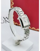 CARTIER TANK ANGLAISE LADY DIAMOND WATCH 29.8 X 39.2MM QUARTZ FULL SET